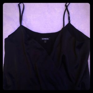 Express silk black bodysuit never worn🖤